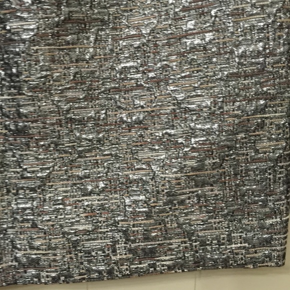 Banana Republic Sz 2 Silver Shimmer Mini Skirt - Picture 6 of 8